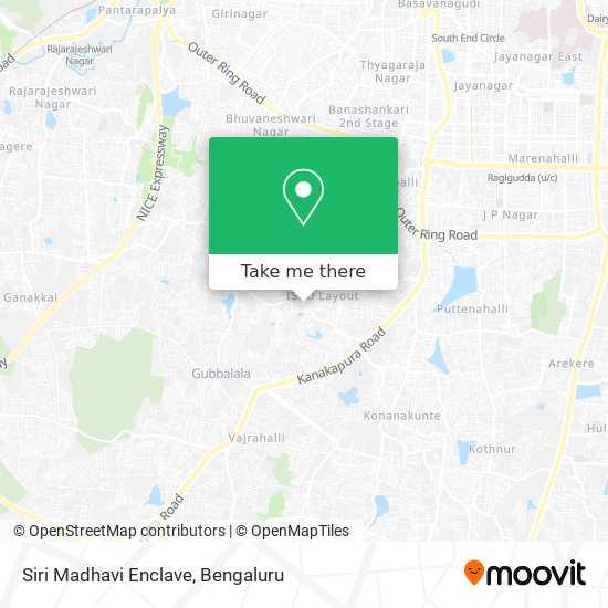 Siri Madhavi Enclave map
