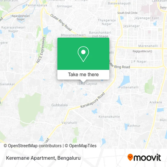 Keremane Apartment map