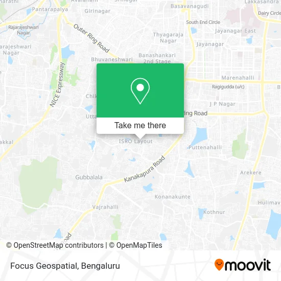 Focus Geospatial map