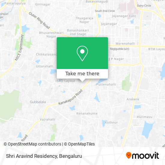 Shri Aravind Residency map