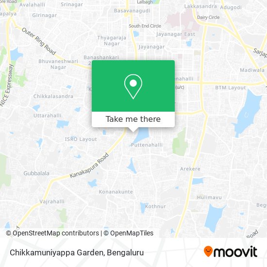 Chikkamuniyappa Garden map