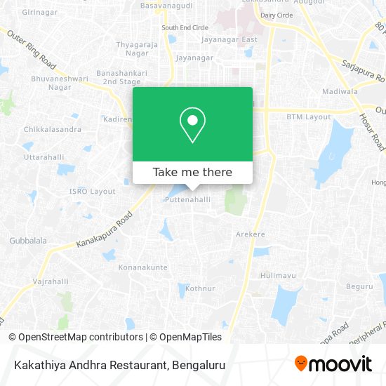 Kakathiya Andhra Restaurant map