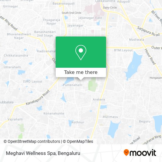 Meghavi Wellness Spa map