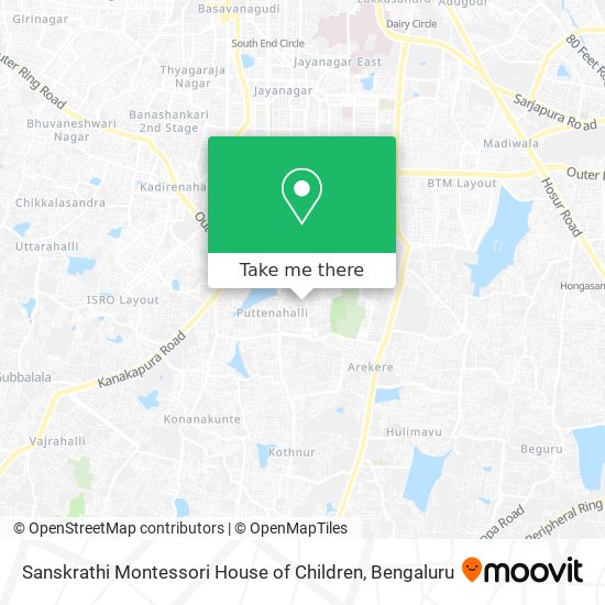 Sanskrathi Montessori House of Children map