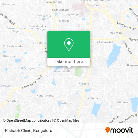 Rishabh Clinic map