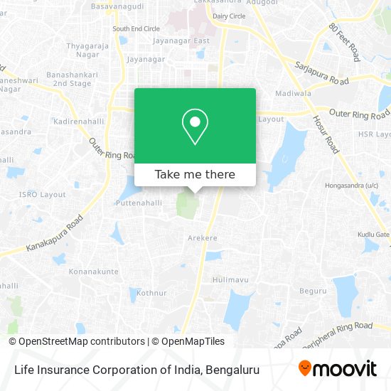 Life Insurance Corporation of India map