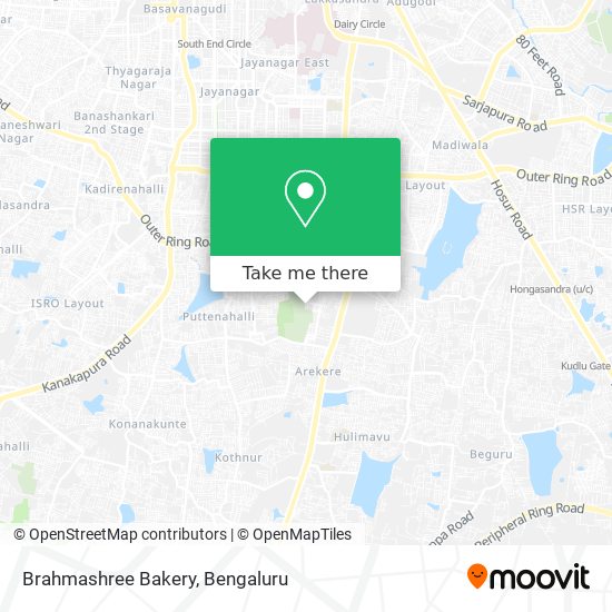 Brahmashree Bakery map