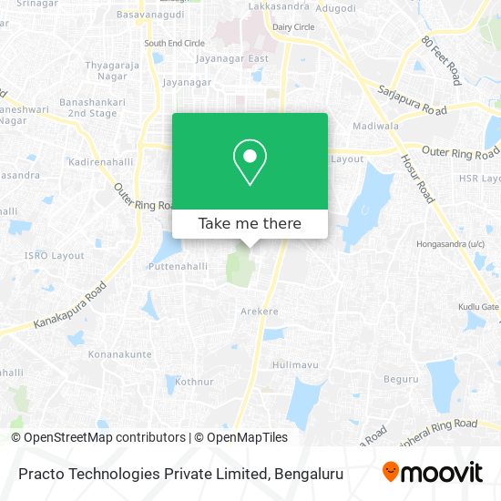 Practo Technologies Private Limited map