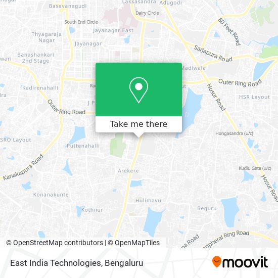 East India Technologies map