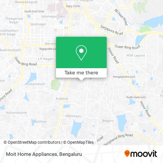 Moit Home Appliances map