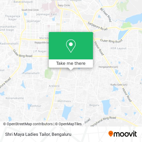 Shri Maya Ladies Tailor map