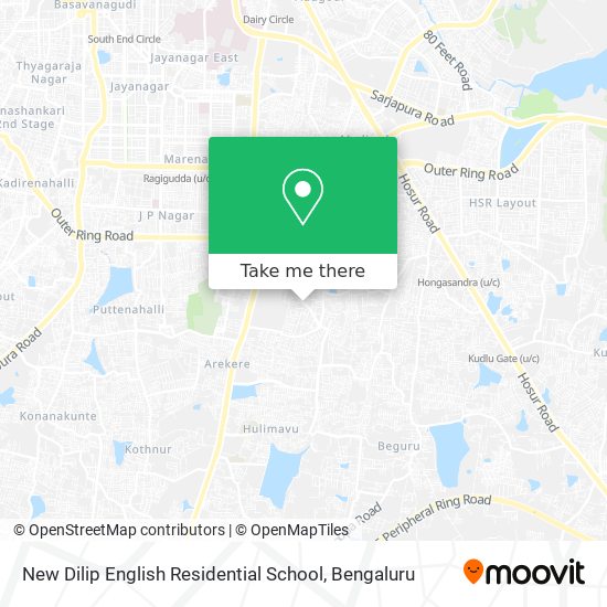 New Dilip English Residential School map