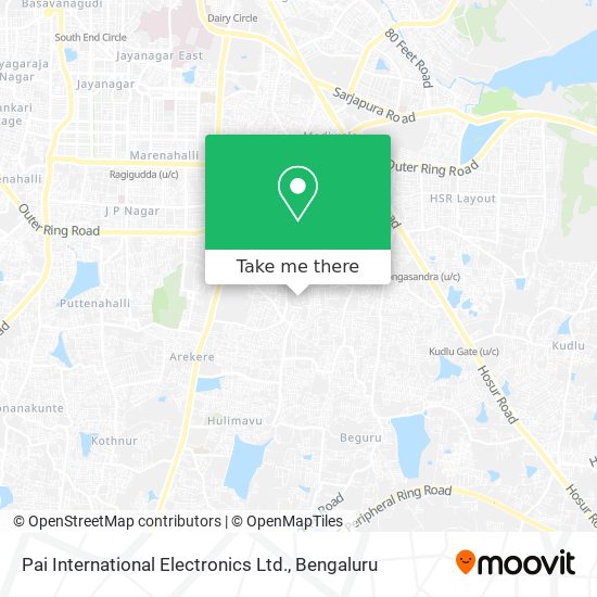 Pai International Electronics Ltd. map