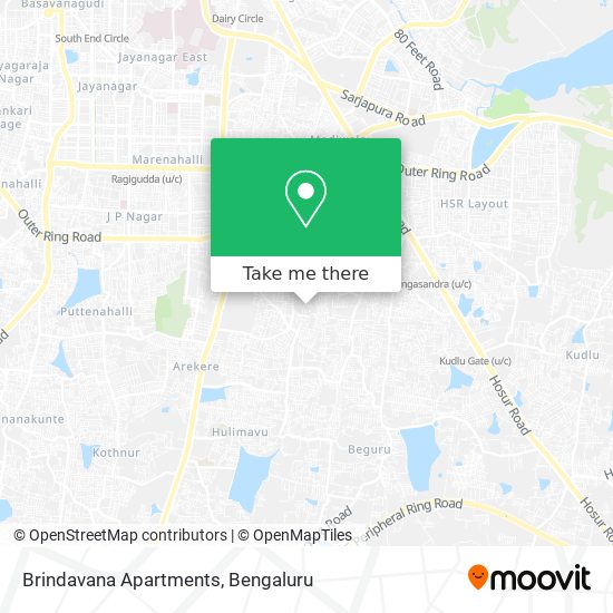 Brindavana Apartments map