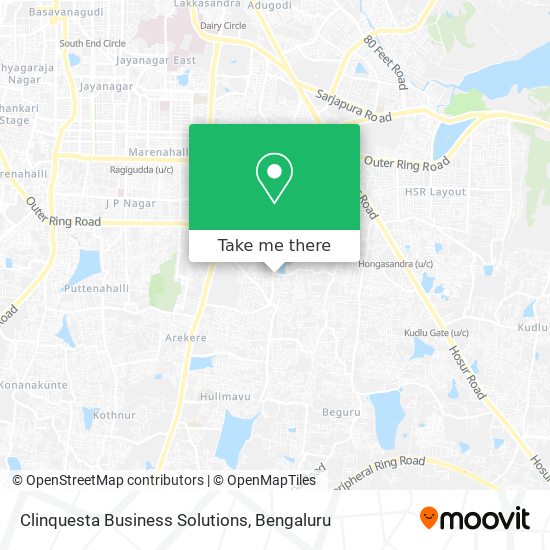 Clinquesta Business Solutions map