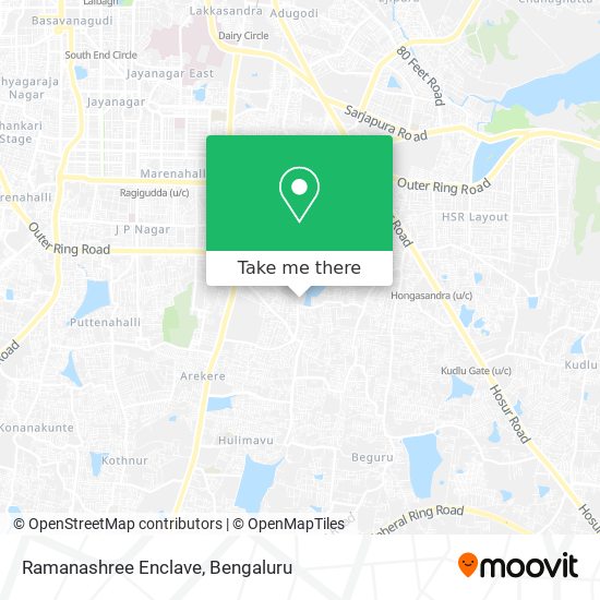 Ramanashree Enclave map