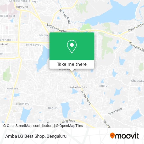 Amba LG Best Shop map