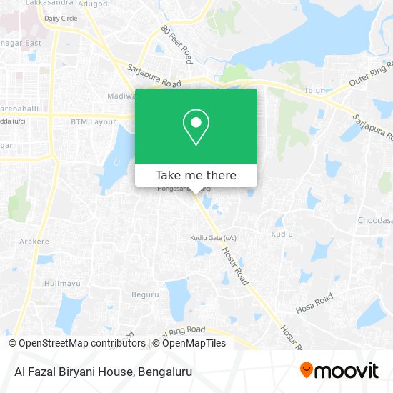 Al Fazal Biryani House map