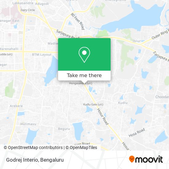 Godrej Interio map