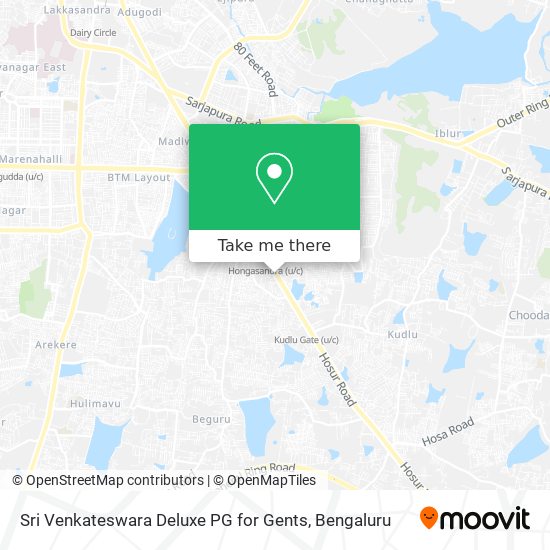 Sri Venkateswara Deluxe PG for Gents map