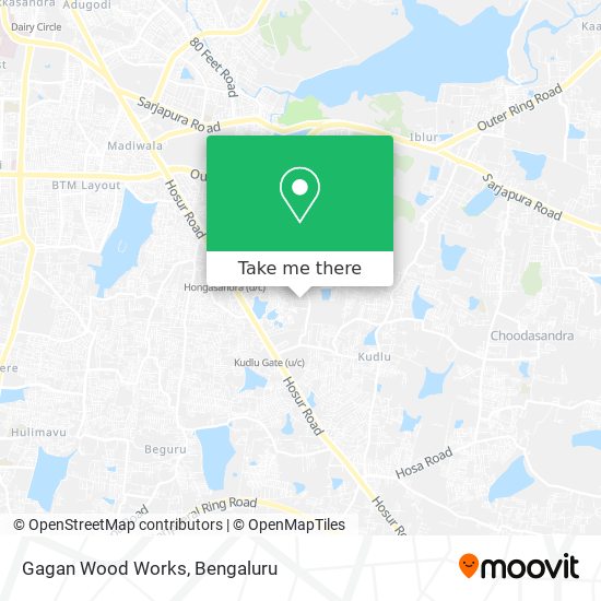 Gagan Wood Works map