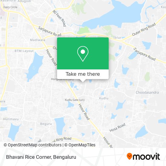 Bhavani Rice Corner map