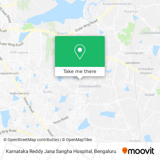 Karnataka Reddy Jana Sangha Hospital map