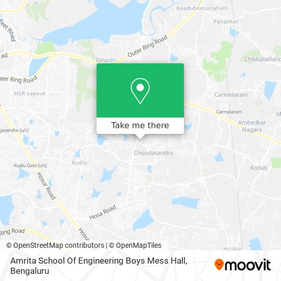 Amrita School Of Engineering Boys Mess Hall map