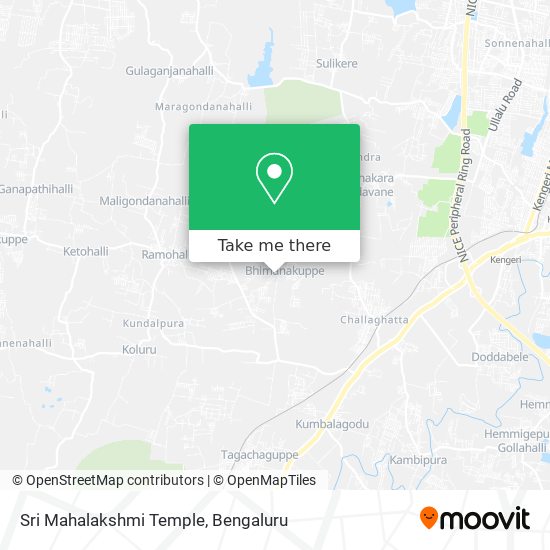 Sri Mahalakshmi Temple map