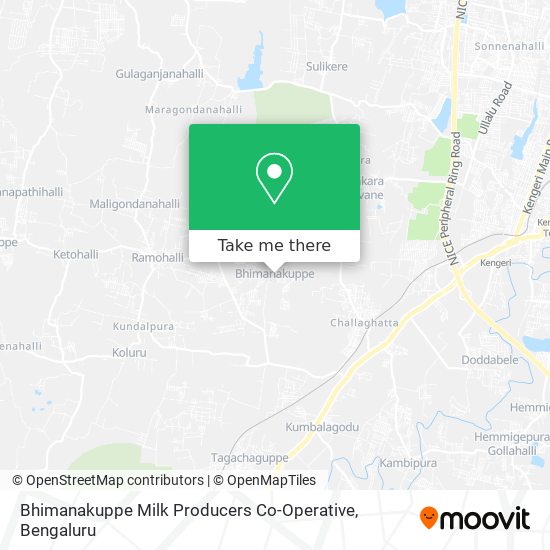 Bhimanakuppe Milk Producers Co-Operative map