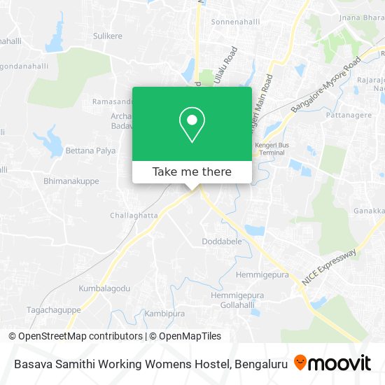 Basava Samithi Working Womens Hostel map