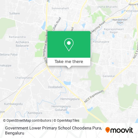 Government Lower Primary School Choodena Pura map