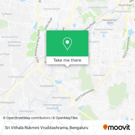 Sri Vithala Rukmini Vruddashrama map