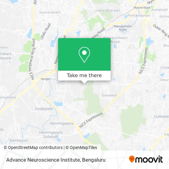 Advance Neuroscience Institute map