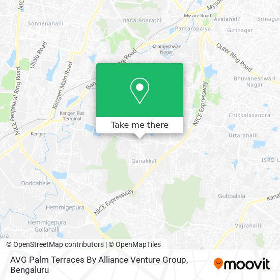 AVG Palm Terraces By Alliance Venture Group map