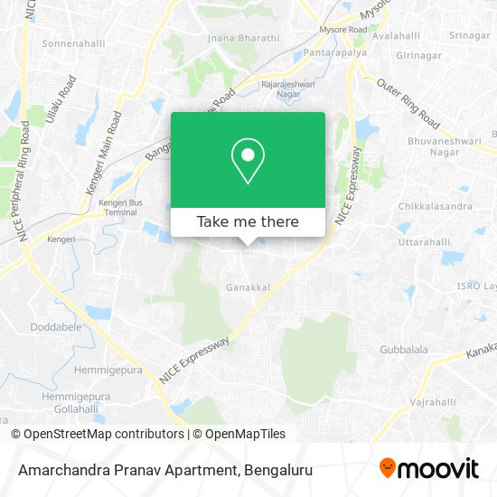 Amarchandra Pranav Apartment map