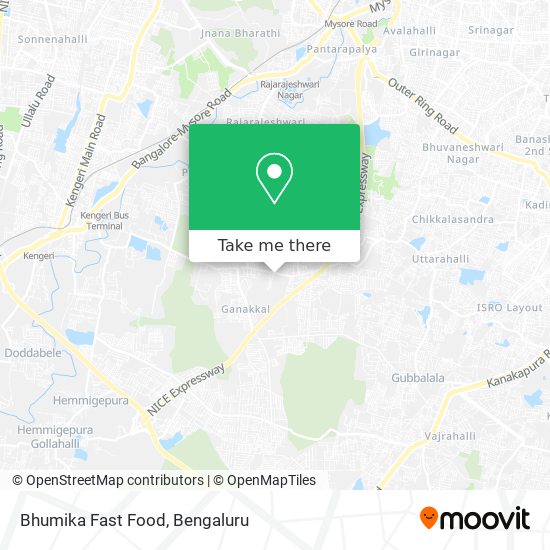 Bhumika Fast Food map