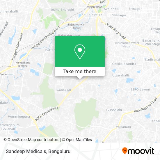 Sandeep Medicals map
