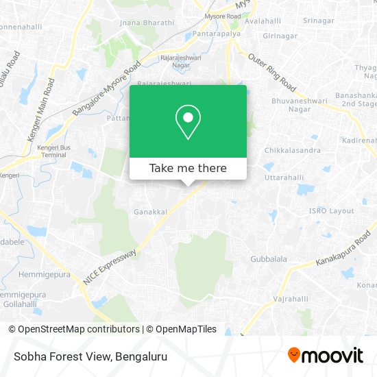 Sobha Forest View map
