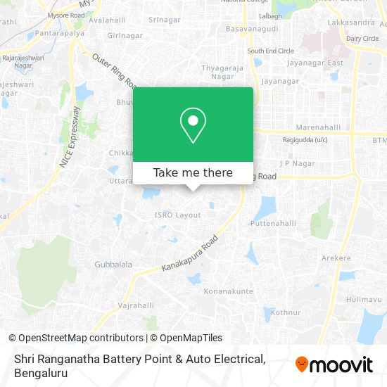 Shri Ranganatha Battery Point & Auto Electrical map