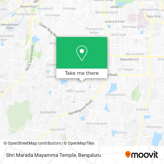 Shri Marada Mayamma Temple map