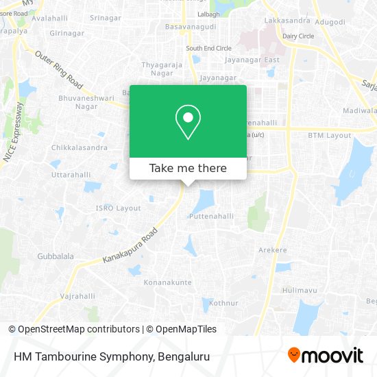 HM Tambourine Symphony map