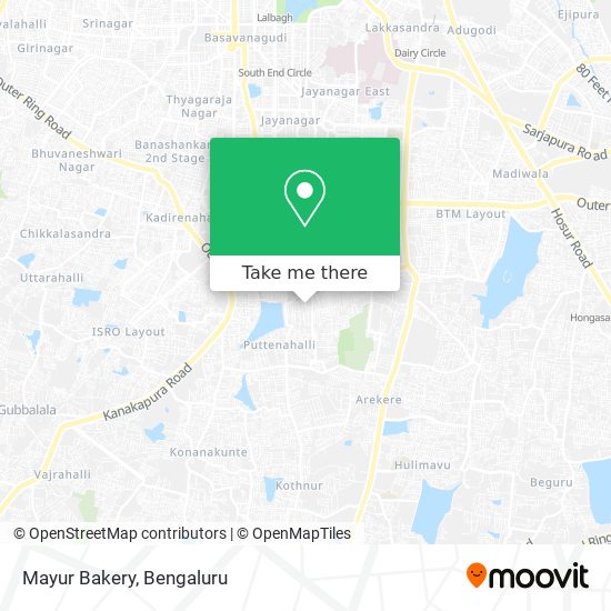 Mayur Bakery map