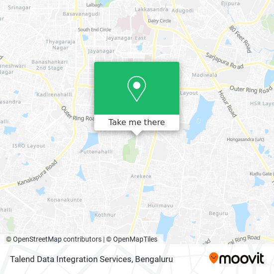 Talend Data Integration Services map