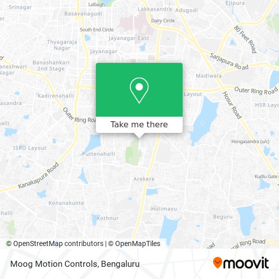Moog Motion Controls map