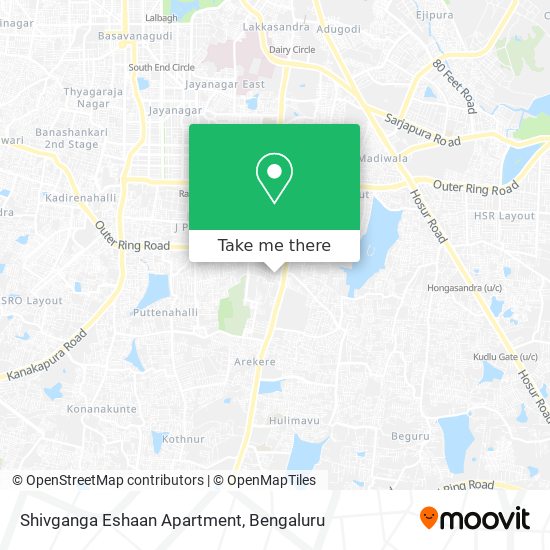 Shivganga Eshaan Apartment map
