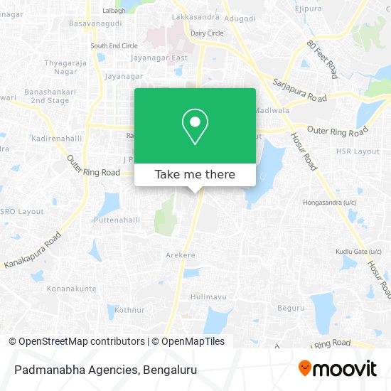 Padmanabha Agencies map