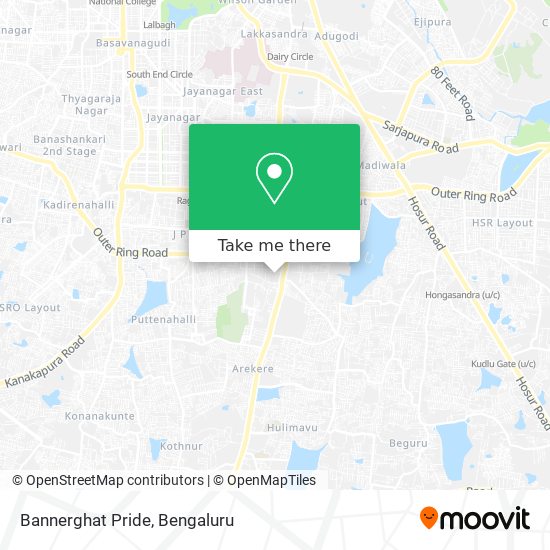 Bannerghat Pride map