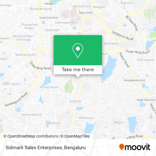 Sidmark Sales Enterprises map
