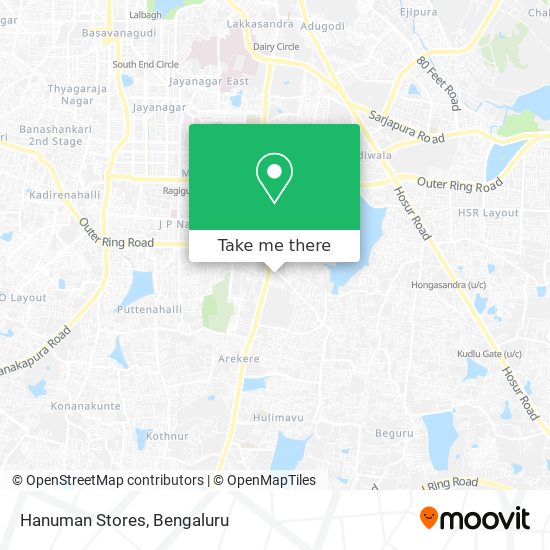 Hanuman Stores map